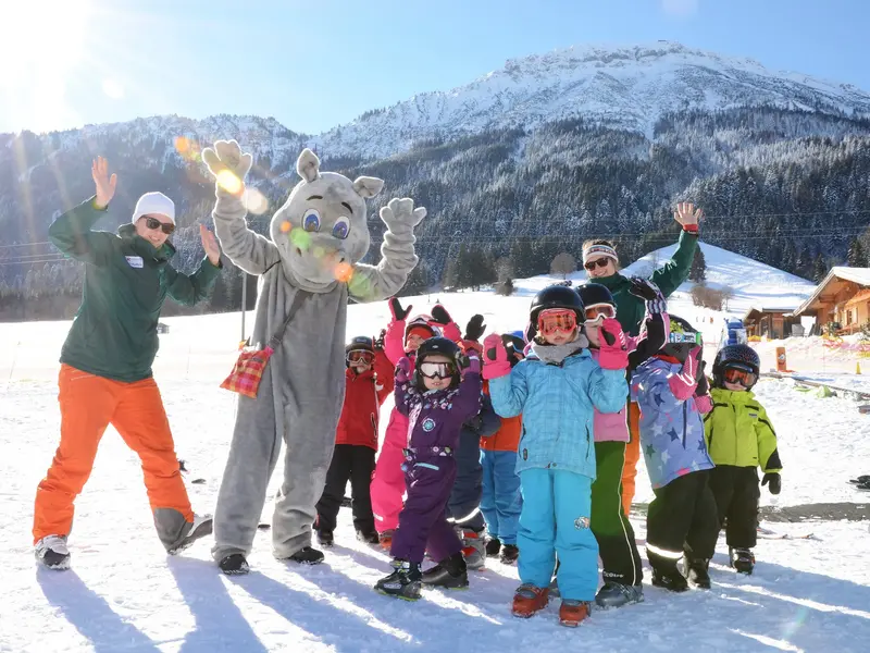 Spaß in der Skischule Pfronten